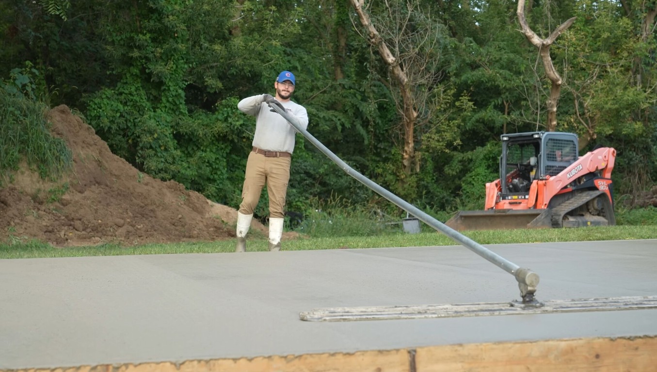 Professional concrete finishing with precision grading in Glendora, CA
